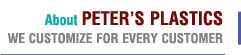 About Peters Plastics
