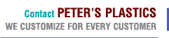 Contact Peters Plastics